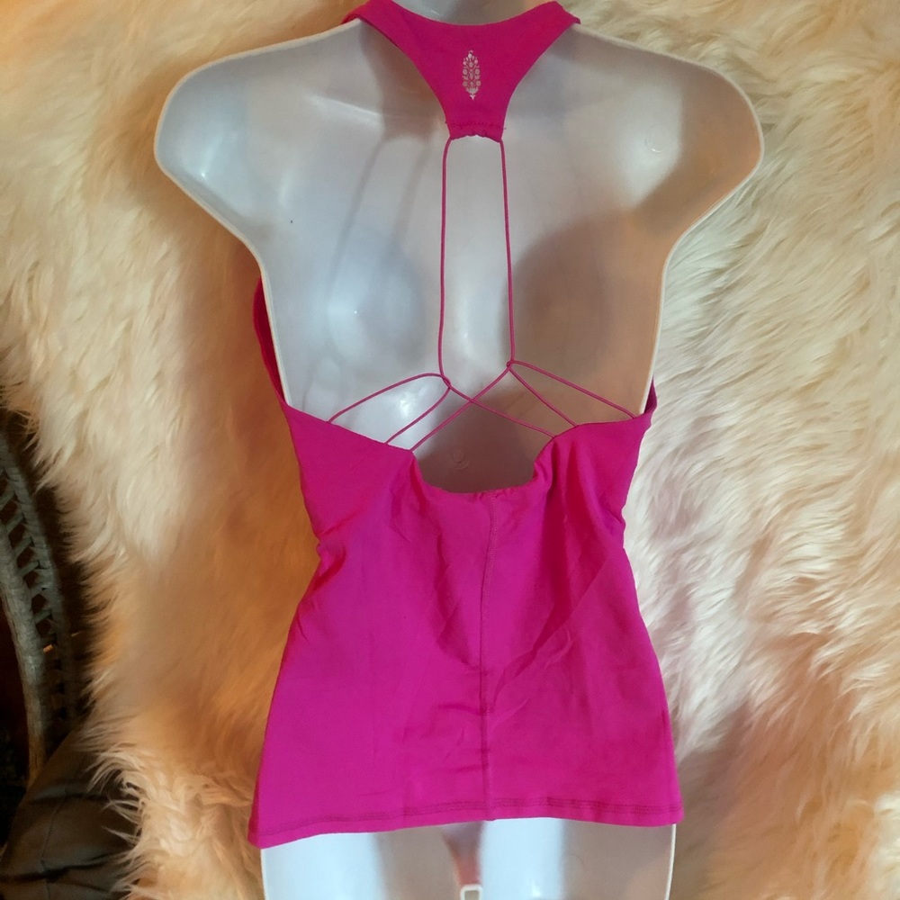 Free People Movement Strap Back Tank Top M - Picture 3 of 4